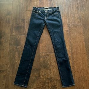 J brand dark wash pencil leg jeans 27